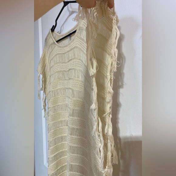 NWT Ripcurl Fringe Boho Hippie Coastal Summer Beachy Swimsuit Coverup Size XS - Picture 5 of 9